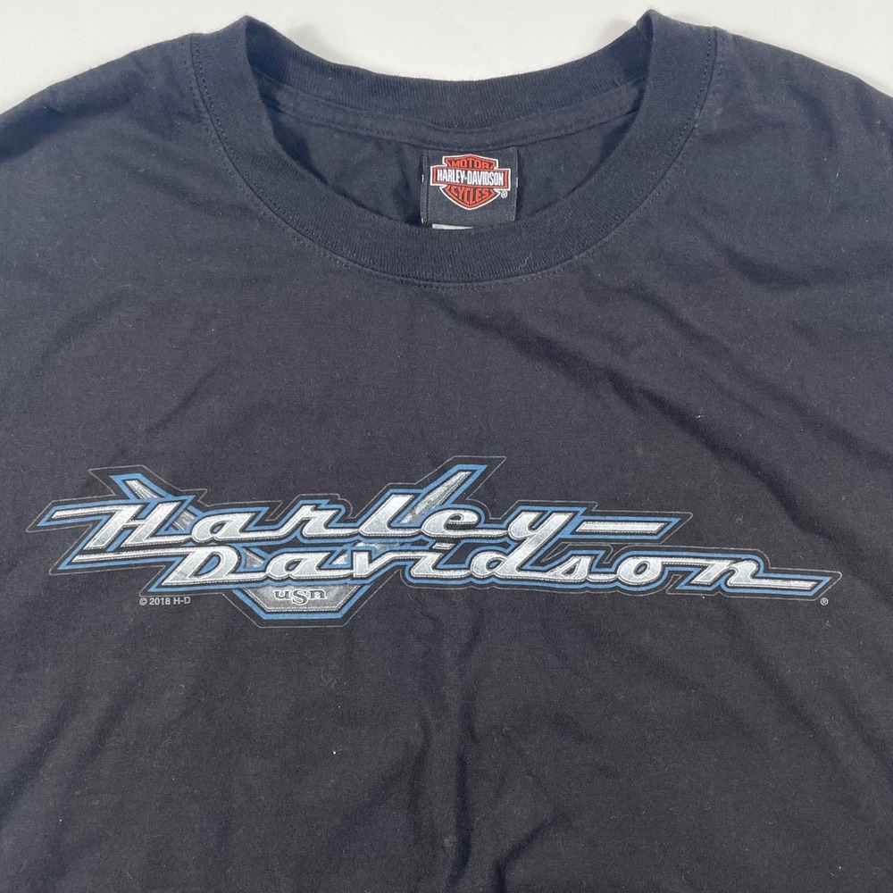Harley Davidson Graphic T-Shirt Mens XL San Antonio Caliente Texas Black